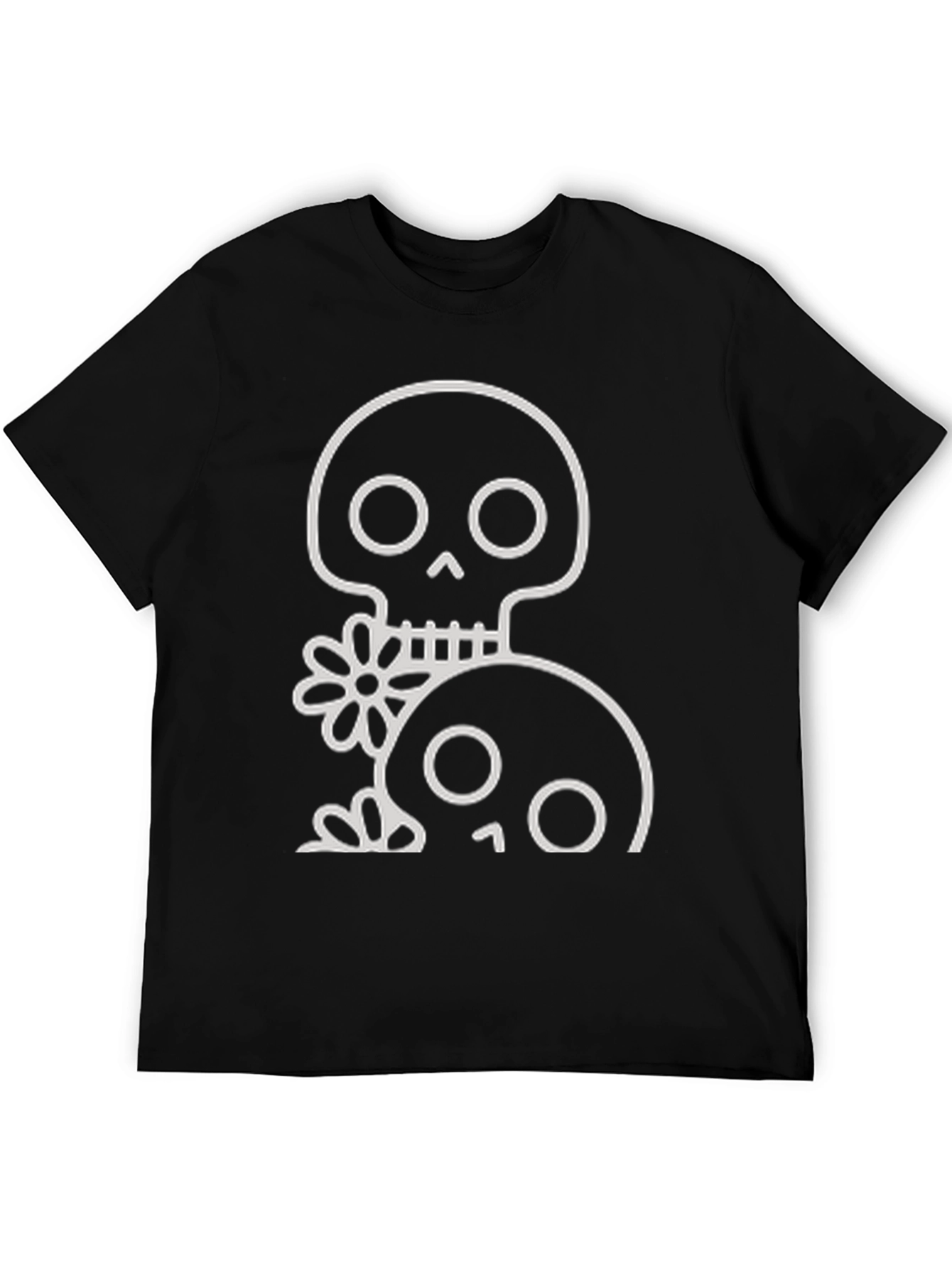 Skull & Flower Graphic Tee