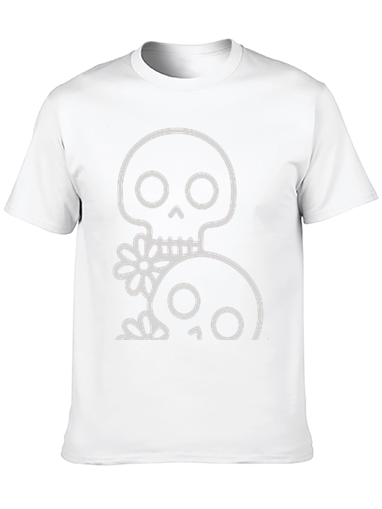 Skull & Flower Graphic Tee