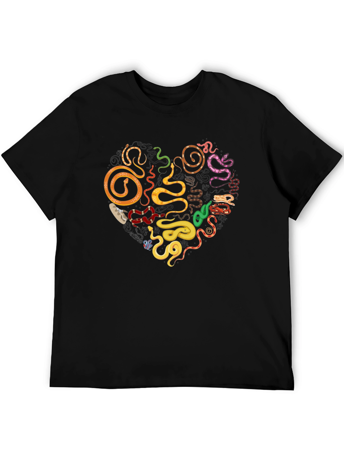 Snakes Heart T-Shirt - Reptile Lover Tee