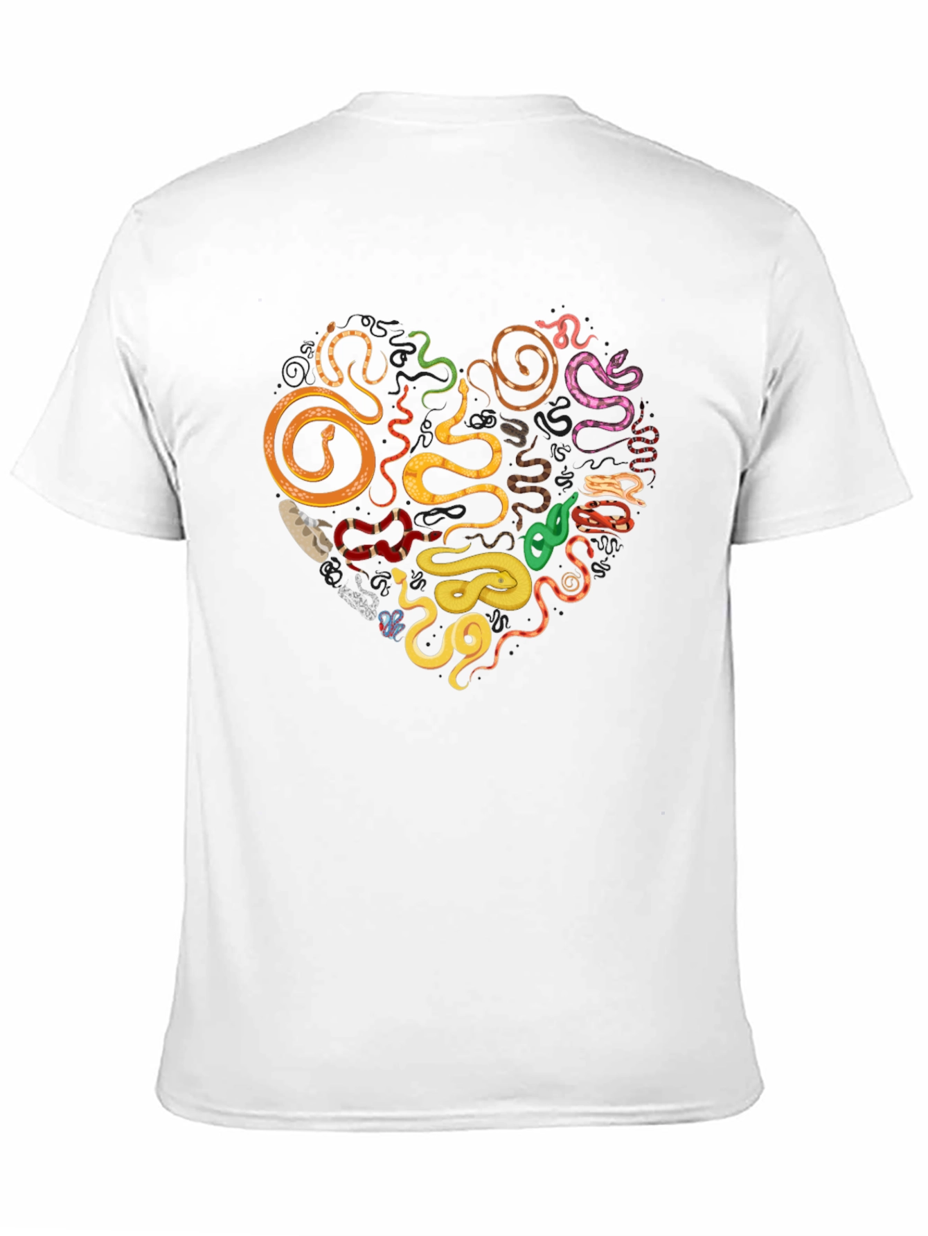 Snakes Heart T-Shirt - Reptile Lover Tee