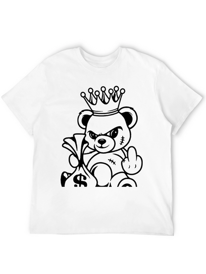 King Bear Graphic Tee - Black