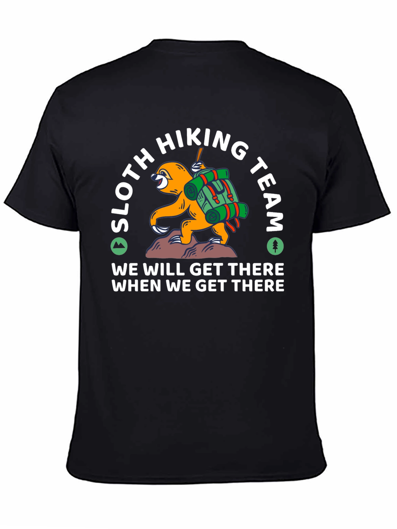 Sloth Hiking Team T-Shirt - Funny Adventure Tee