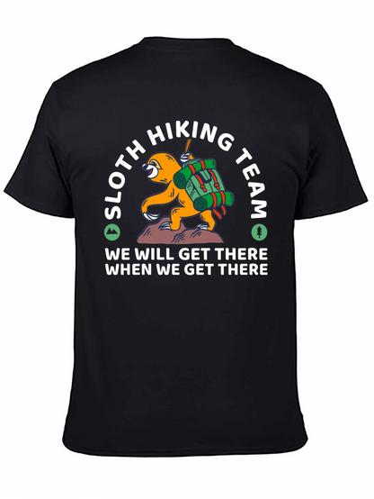Sloth Hiking Team T-Shirt - Funny Adventure Tee