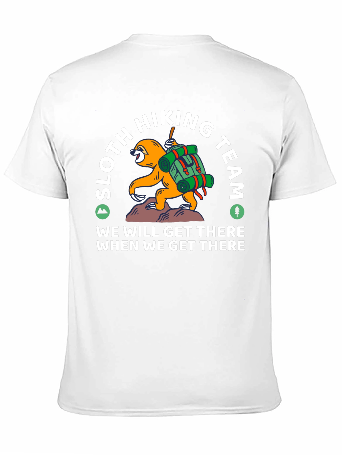 Sloth Hiking Team T-Shirt - Funny Adventure Tee