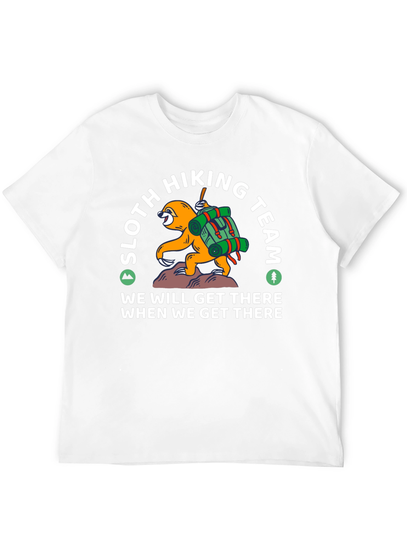 Sloth Hiking Team T-Shirt - Funny Adventure Tee