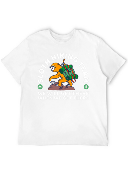 Sloth Hiking Team T-Shirt - Funny Adventure Tee
