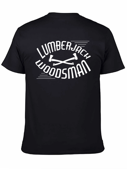 Lumberjack Woodsman Black T-Shirt
