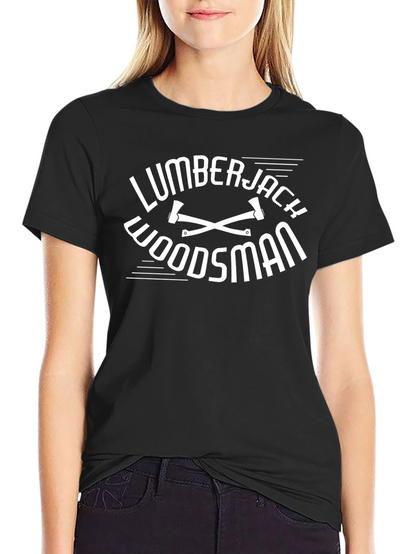 Lumberjack Woodsman Black T-Shirt