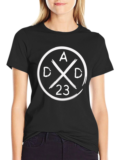 Dad 23 Graphic Tee - Black Cotton T-Shirt