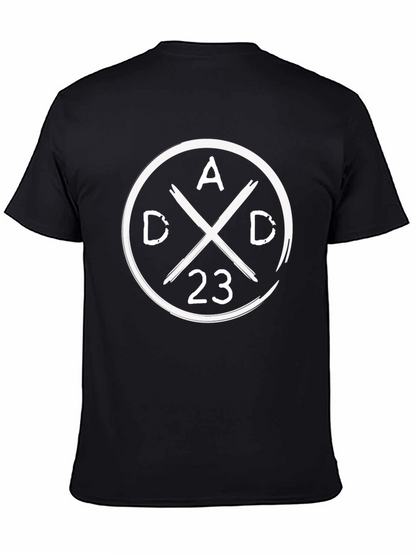 Dad 23 Graphic Tee - Black Cotton T-Shirt