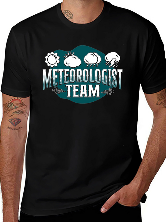 Meteorologist Team Graphic T-Shirt - Weather Humor