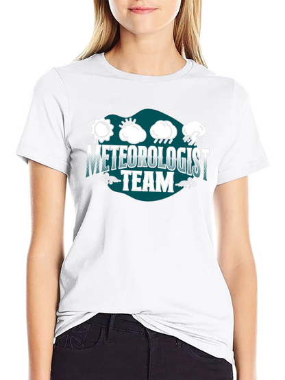 Meteorologist Team Graphic T-Shirt - Weather Humor