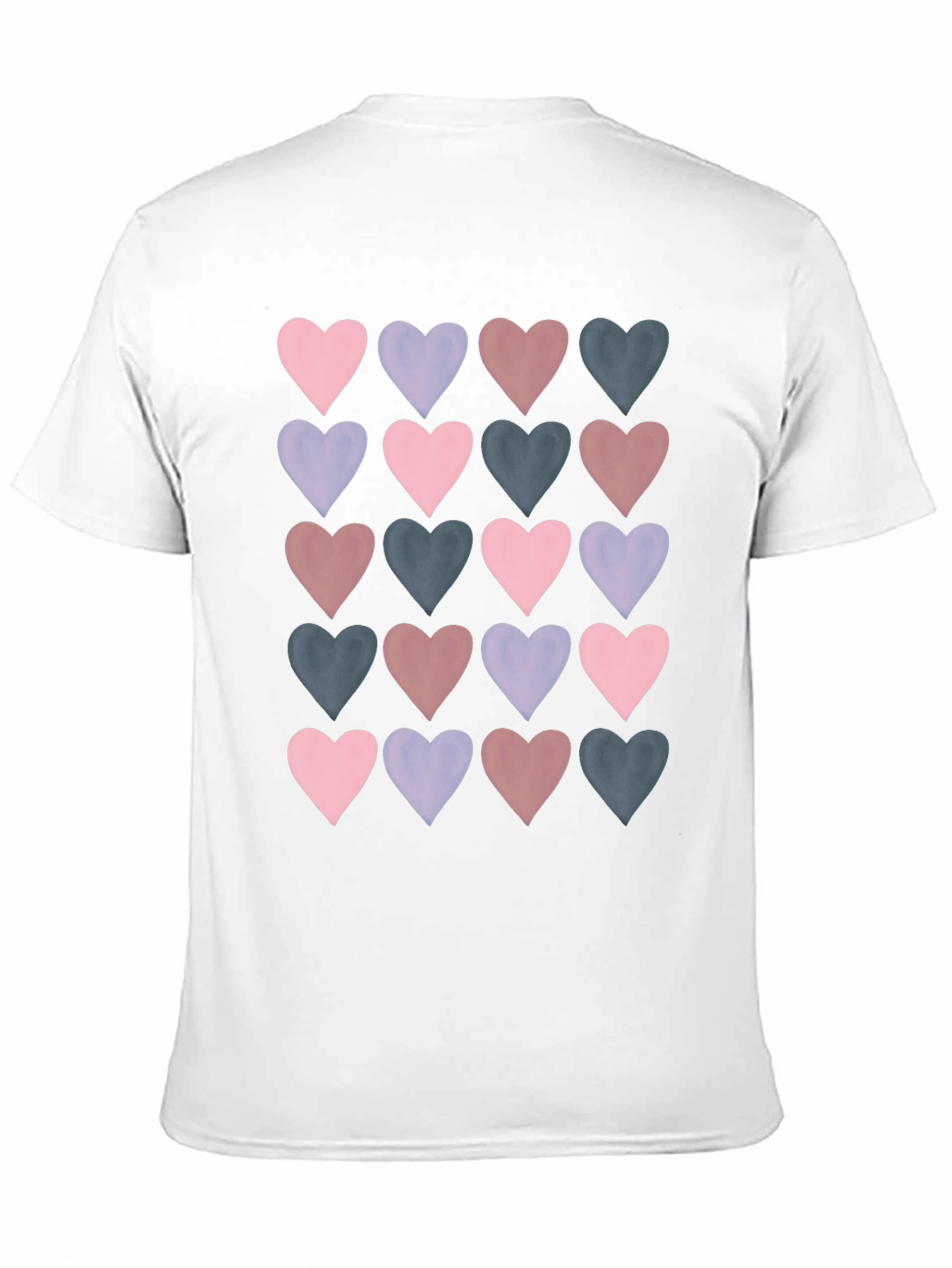 Heart Pattern T-Shirt - Stylish Casual Wear