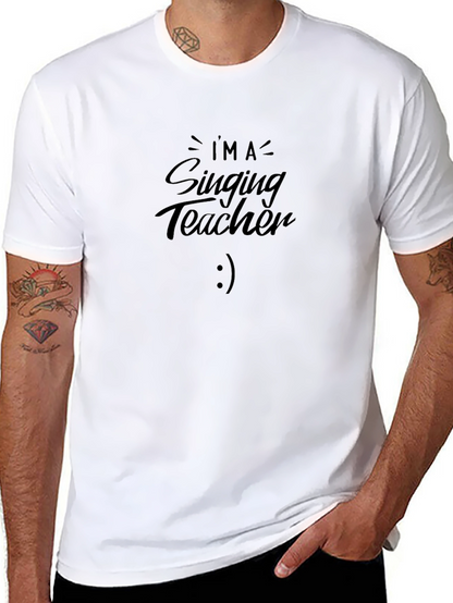 Im A Singing Teacher Black T-Shirt