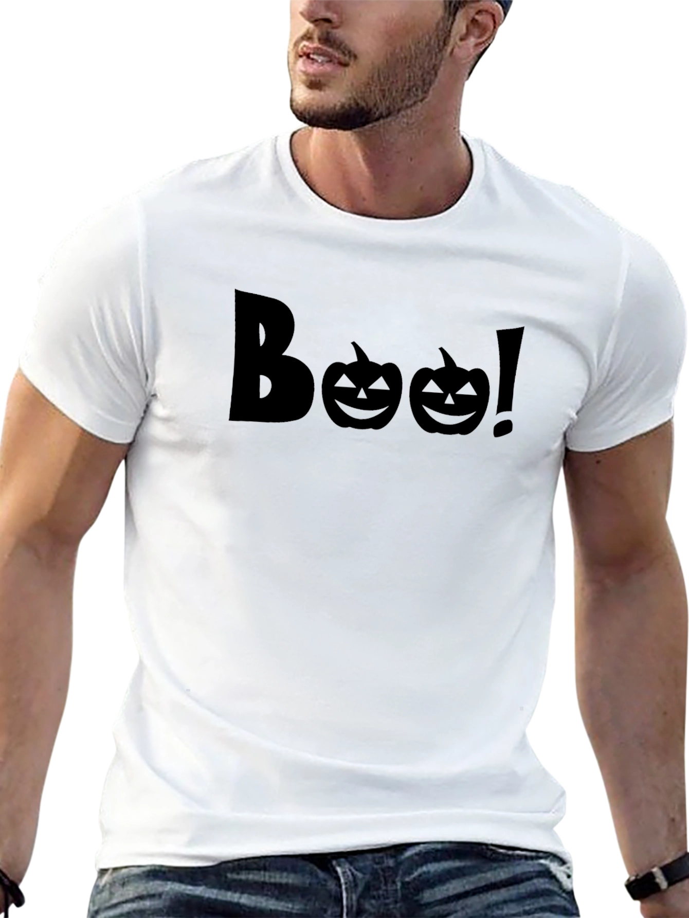 Boo! Halloween T-Shirt - Spooky Season Style