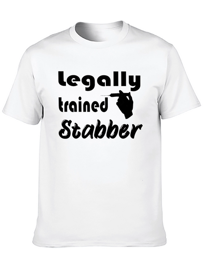 Legally Trained Stabber Graphic T-Shirt
