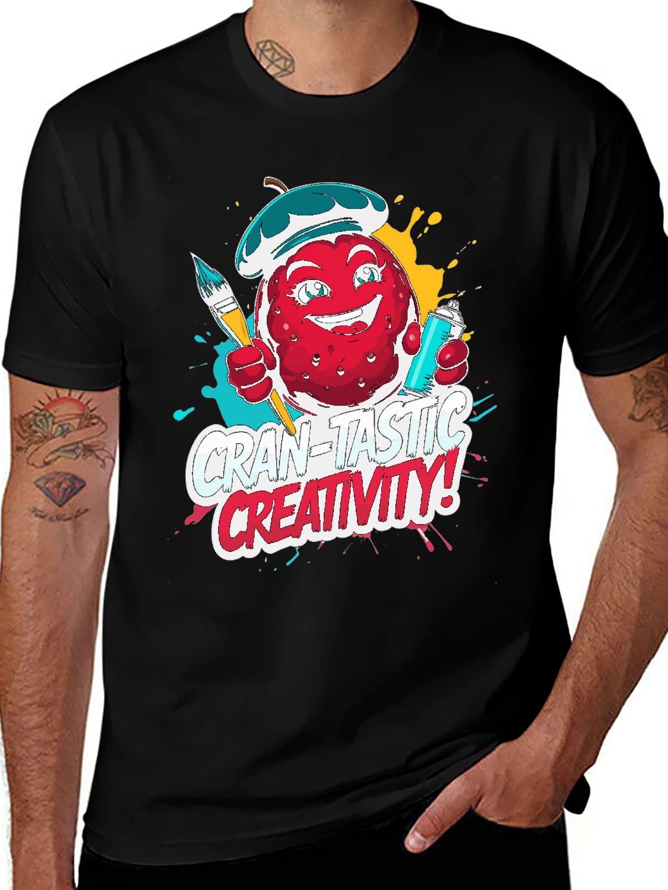 Cran-Tastic Creativity Graphic T-Shirt