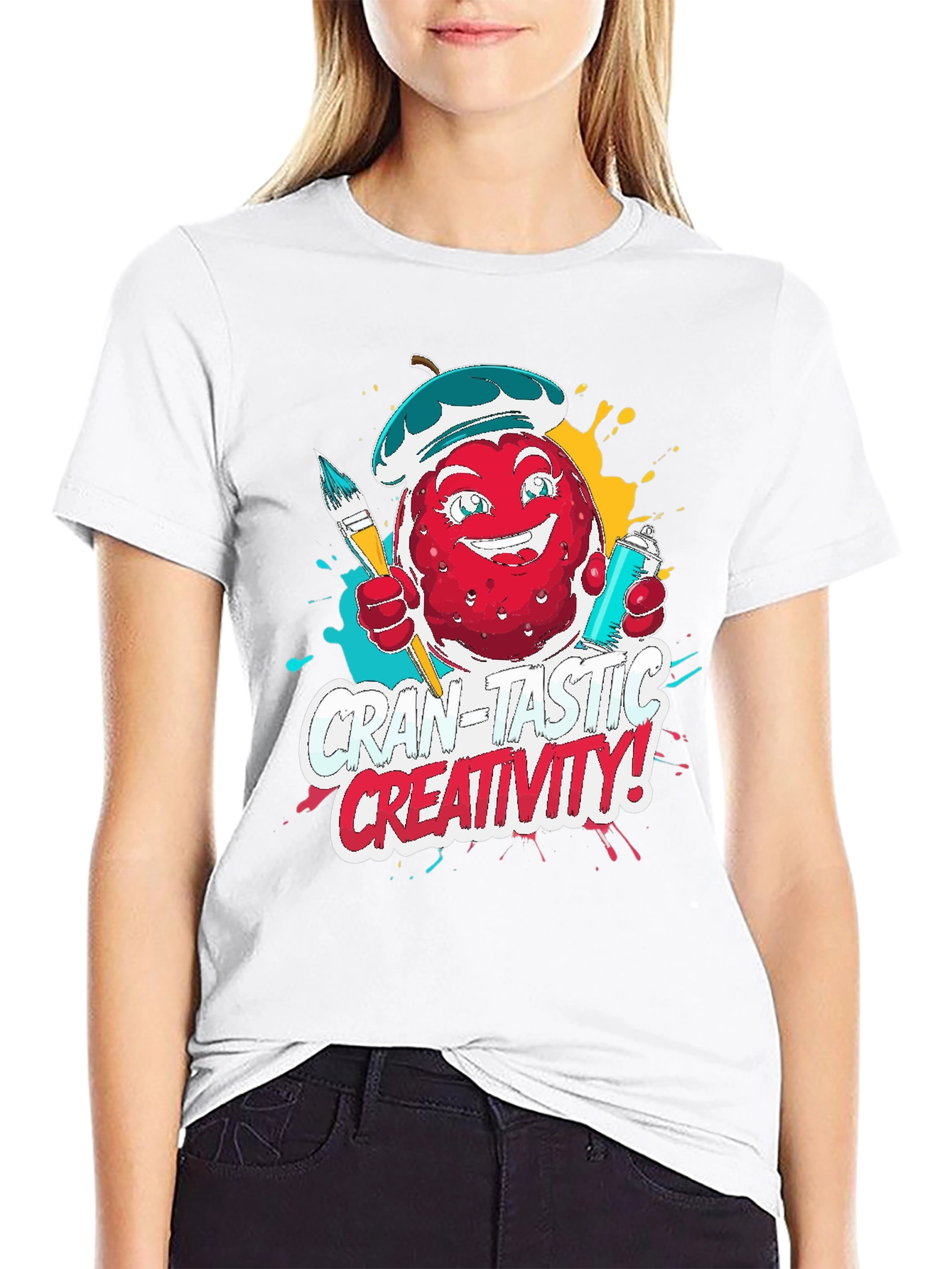 Cran-Tastic Creativity Graphic T-Shirt