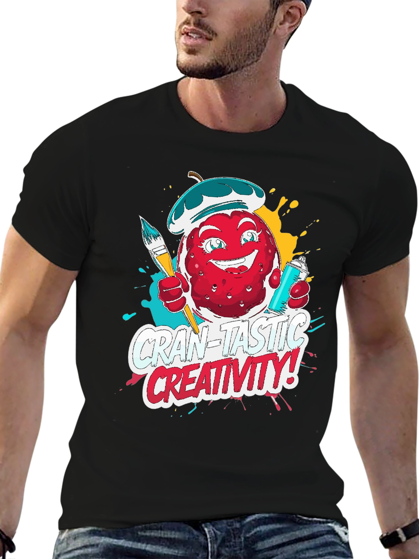 Cran-Tastic Creativity Graphic T-Shirt