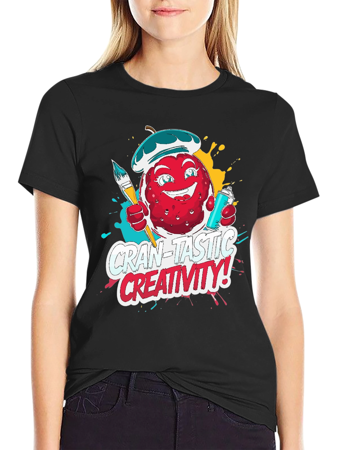 Cran-Tastic Creativity Graphic T-Shirt