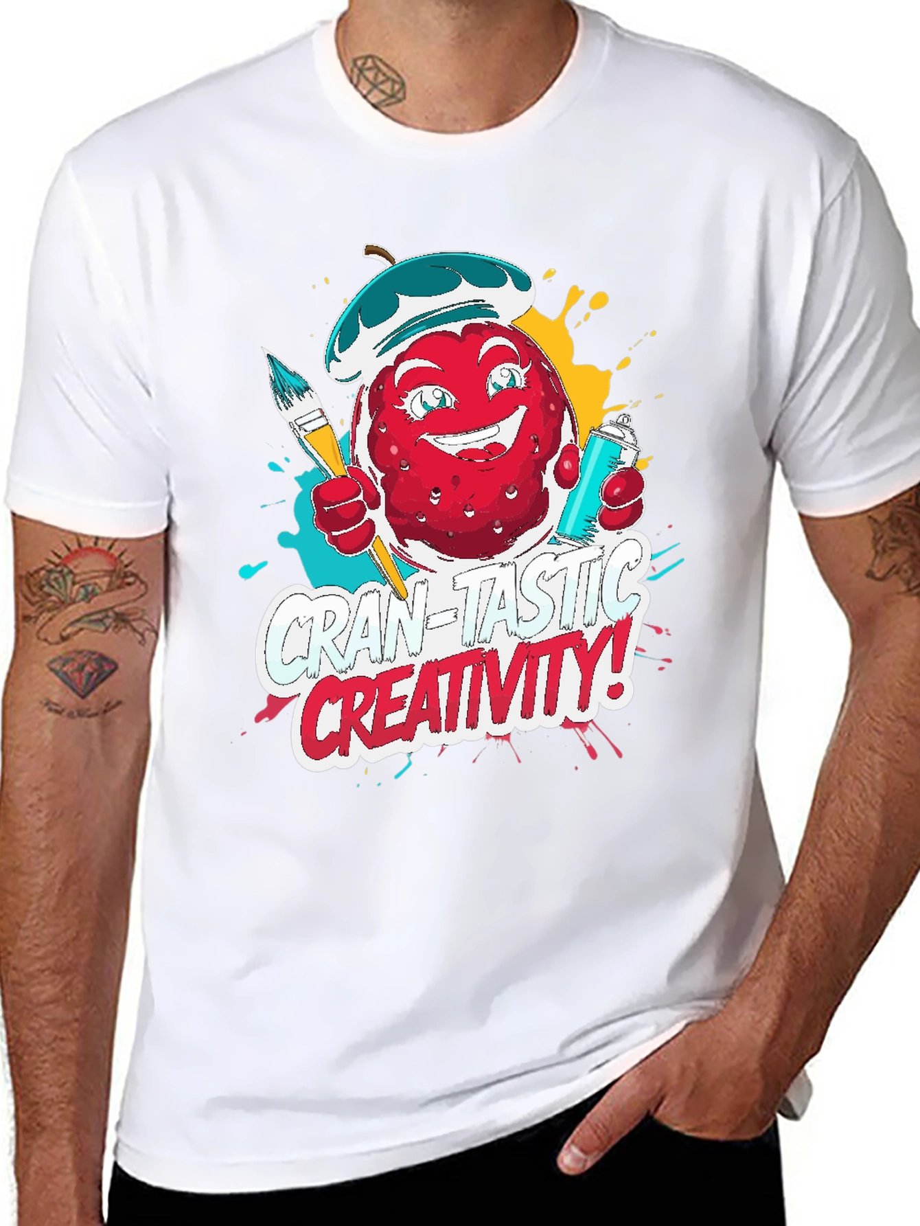 Cran-Tastic Creativity Graphic T-Shirt