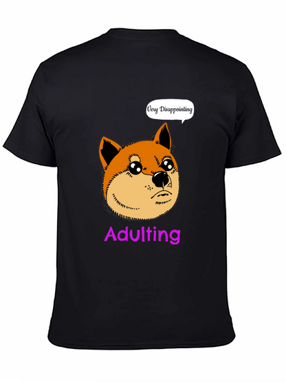 Adulting Disappointment Doge Meme Graphic T-Shirt