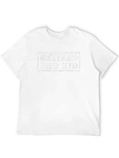 Retired Emo Kid Black Graphic T-Shirt