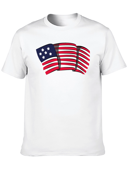 American Flag Graphic Tee - Patriotic Style