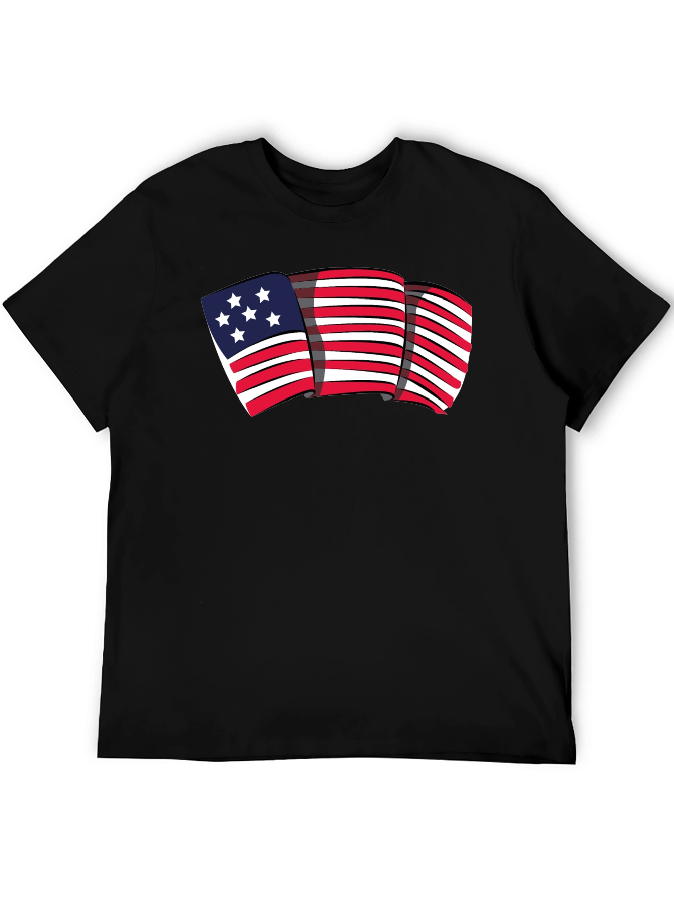 American Flag Graphic Tee - Patriotic Style