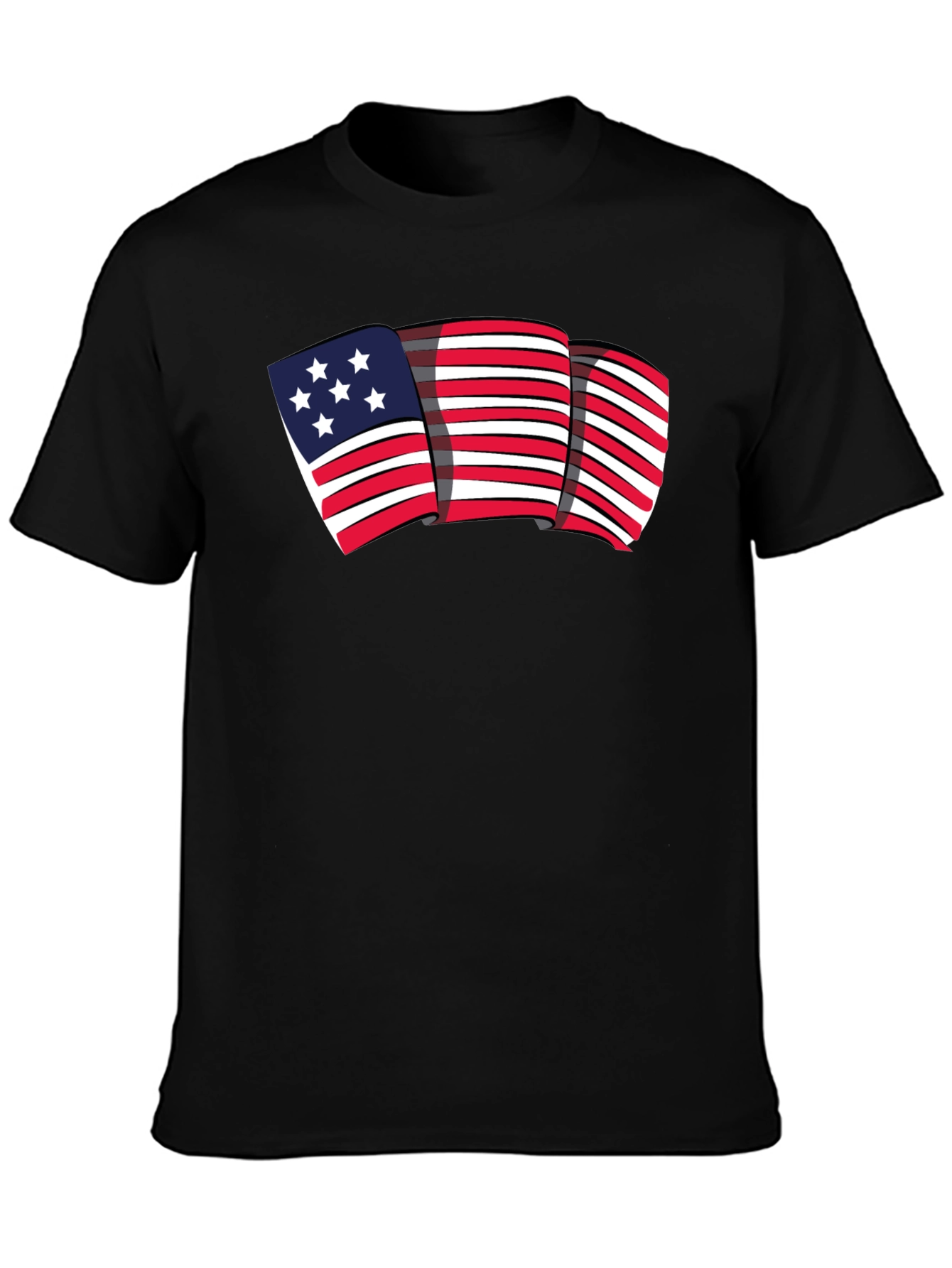 American Flag Graphic Tee - Patriotic Style