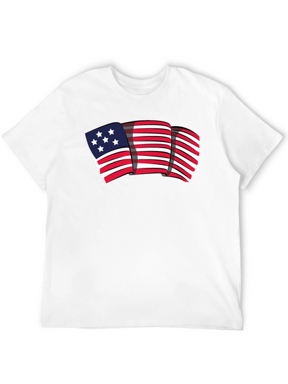 American Flag Graphic Tee - Patriotic Style