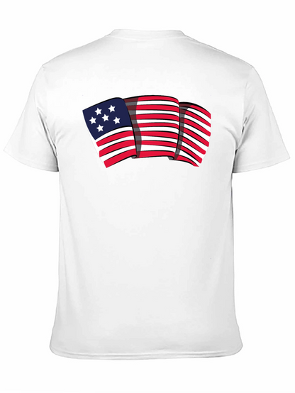 American Flag Graphic Tee - Patriotic Style