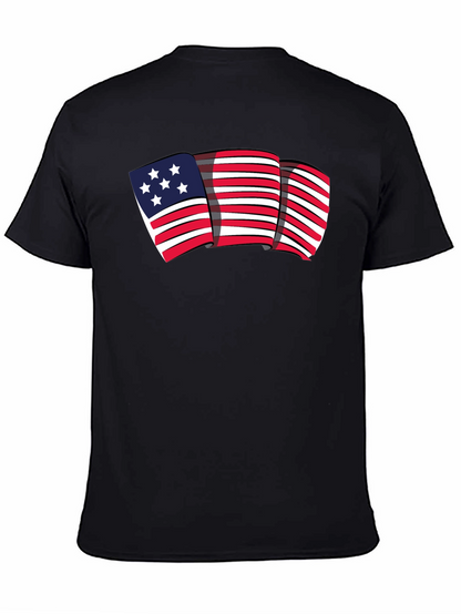 American Flag Graphic Tee - Patriotic Style