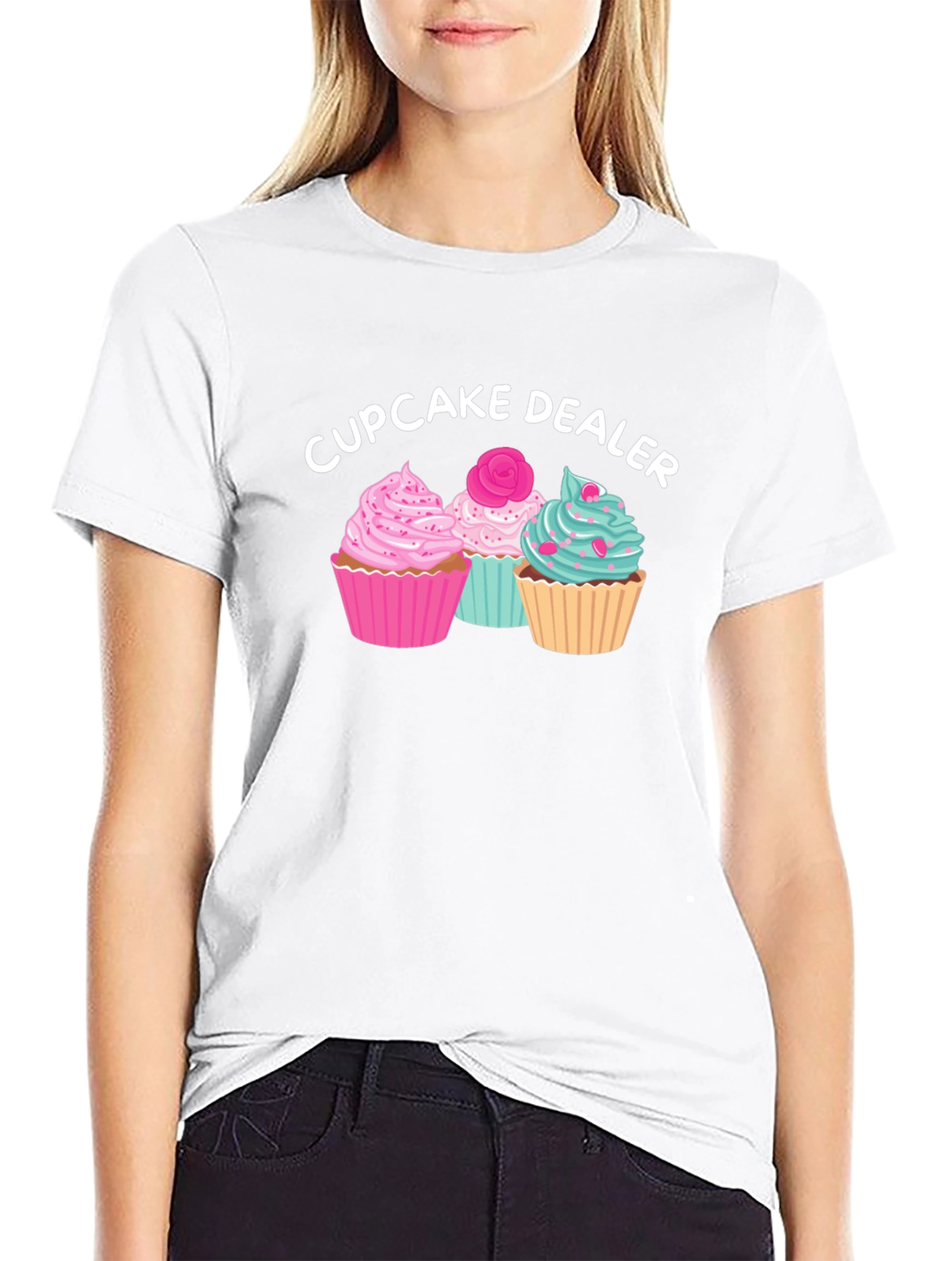 Cupcake Dealer Graphic T-Shirt - Sweet Treat Tee
