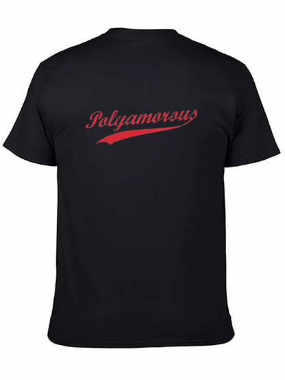 Polyamorous Graphic Tee - Black Cotton T-Shirt