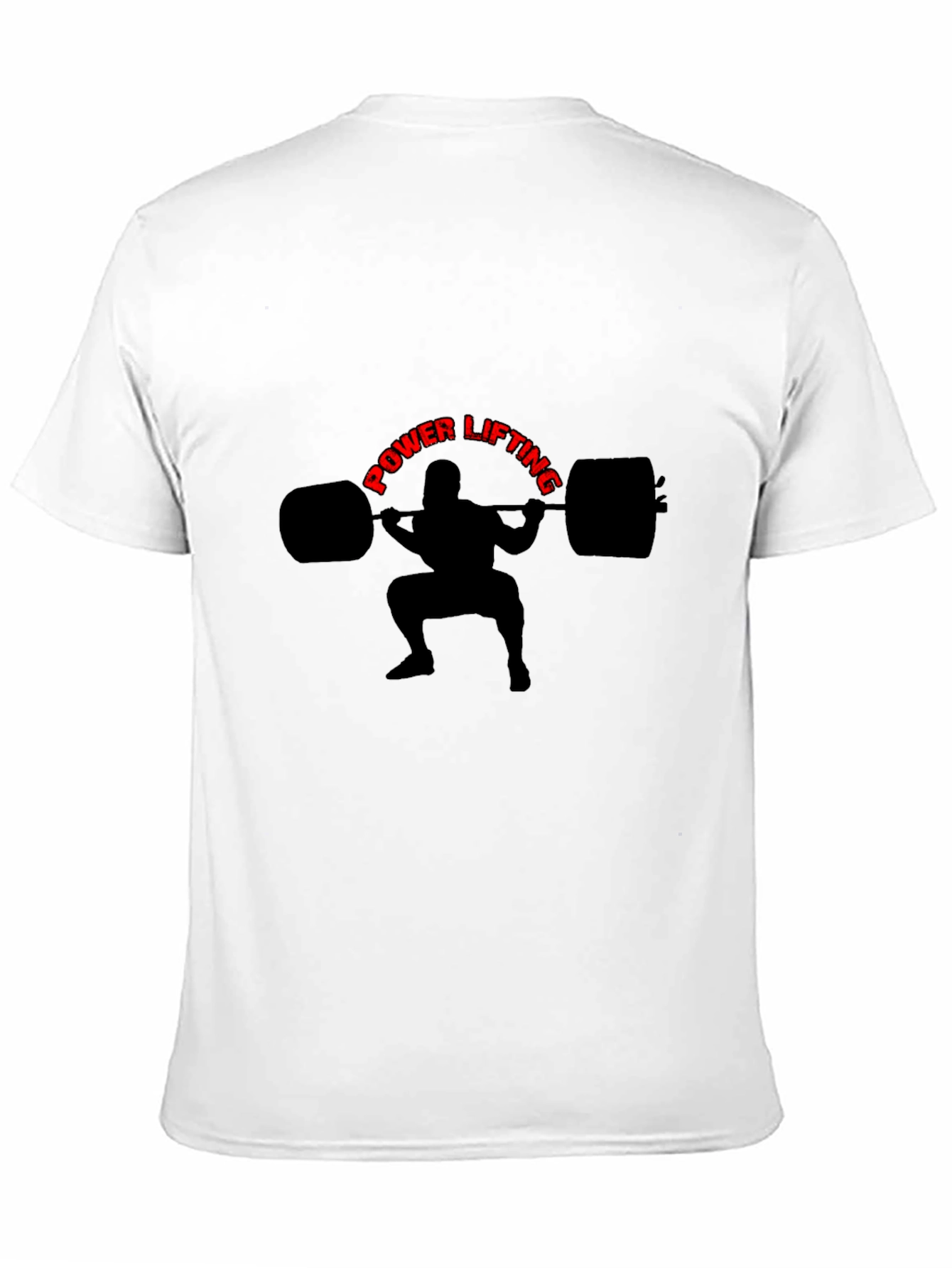Powerlifting Graphic Tee - Black Cotton T-Shirt
