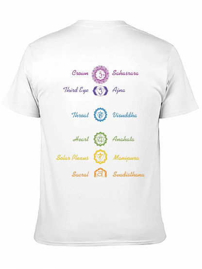 Chakra Symbol T-Shirt - Spiritual Yoga Meditation Tee