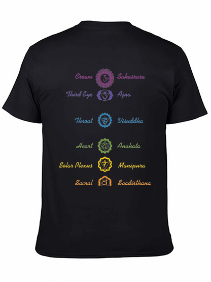 Chakra Symbol T-Shirt - Spiritual Yoga Meditation Tee