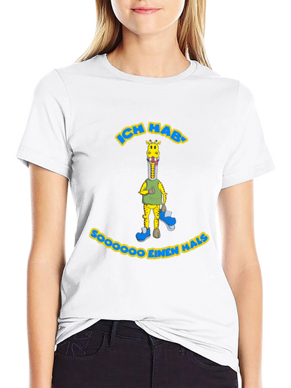 Funny Giraffe T-Shirt - Ich Hab Soooooo Einen Hals