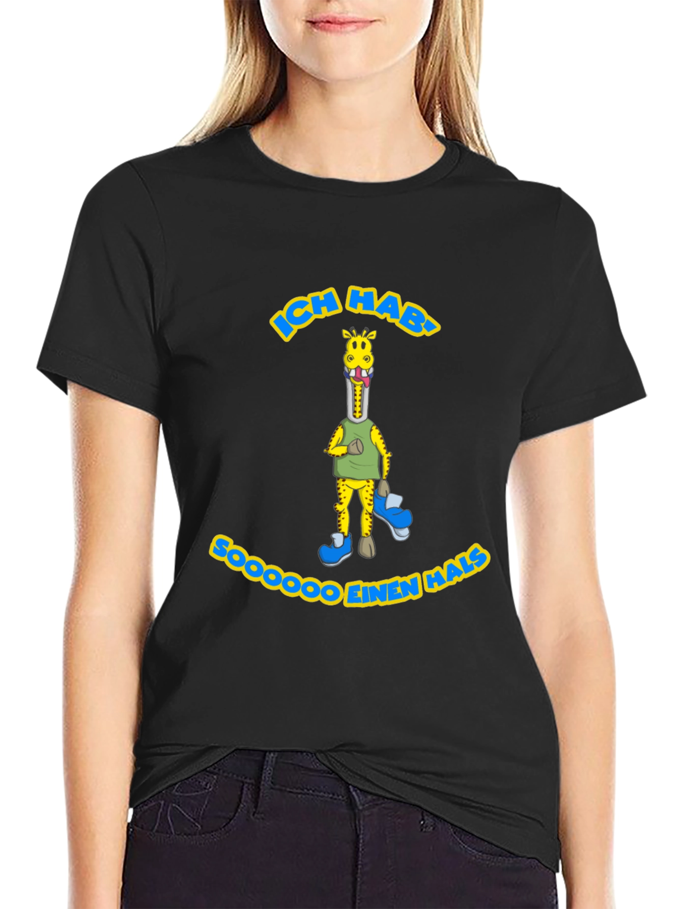 Funny Giraffe T-Shirt - Ich Hab Soooooo Einen Hals