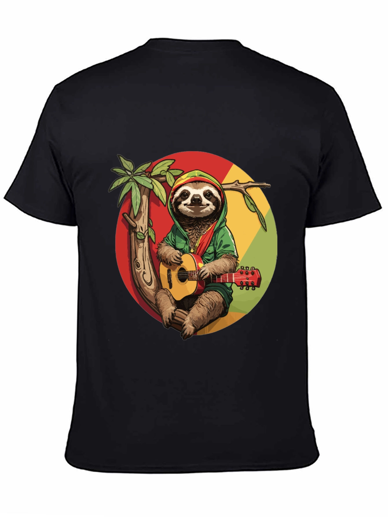 Reggae Sloth T-Shirt - Cool Graphic Tee