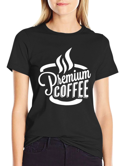Premium Coffee T-Shirt - Black