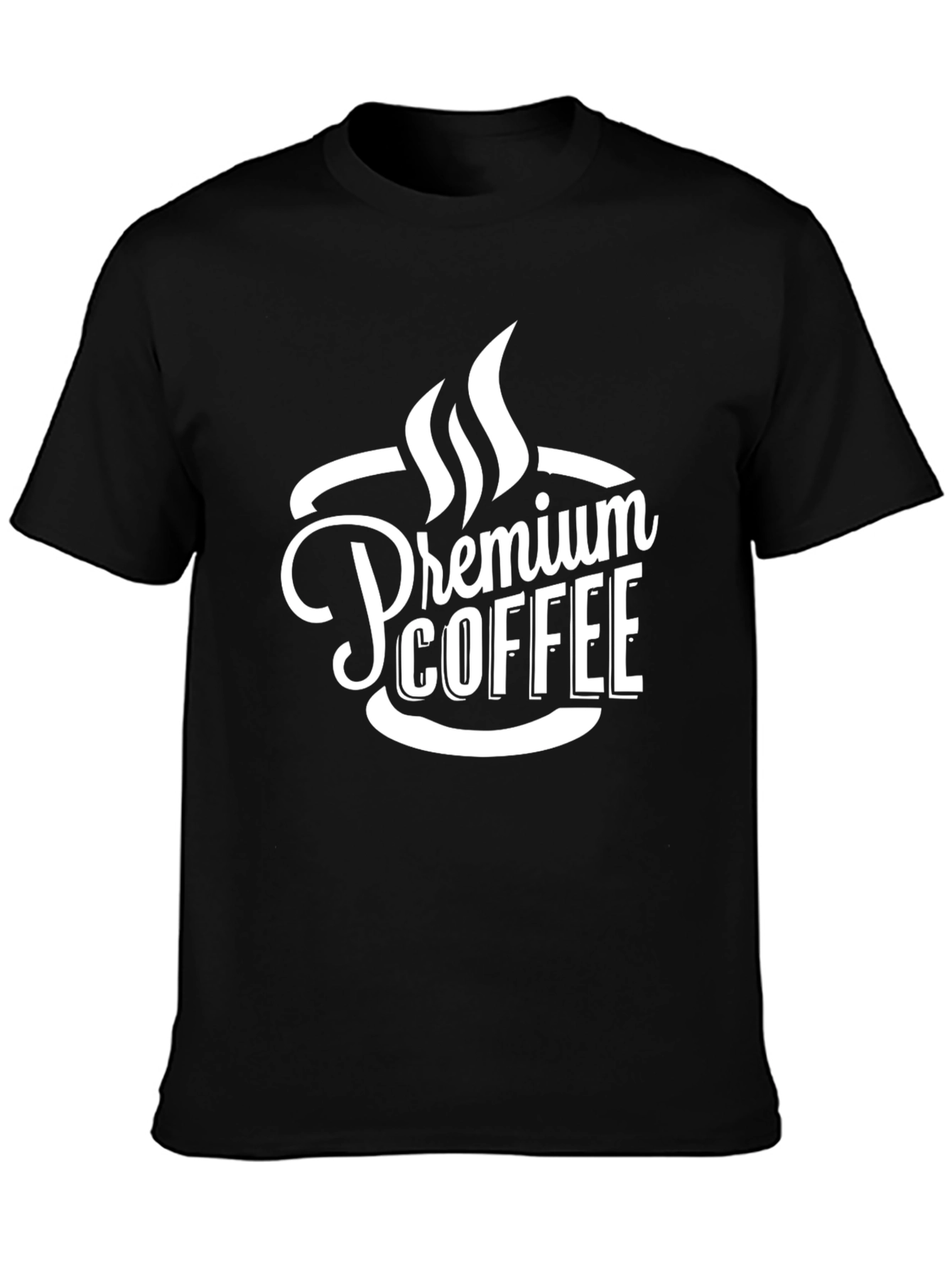 Premium Coffee T-Shirt - Black