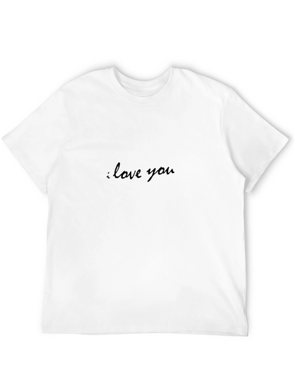 I Love You Black T-Shirt