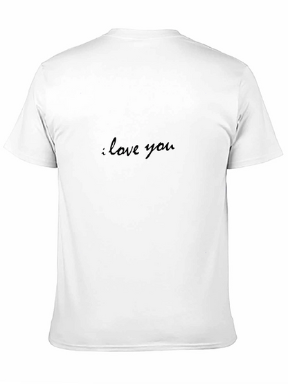 I Love You Black T-Shirt