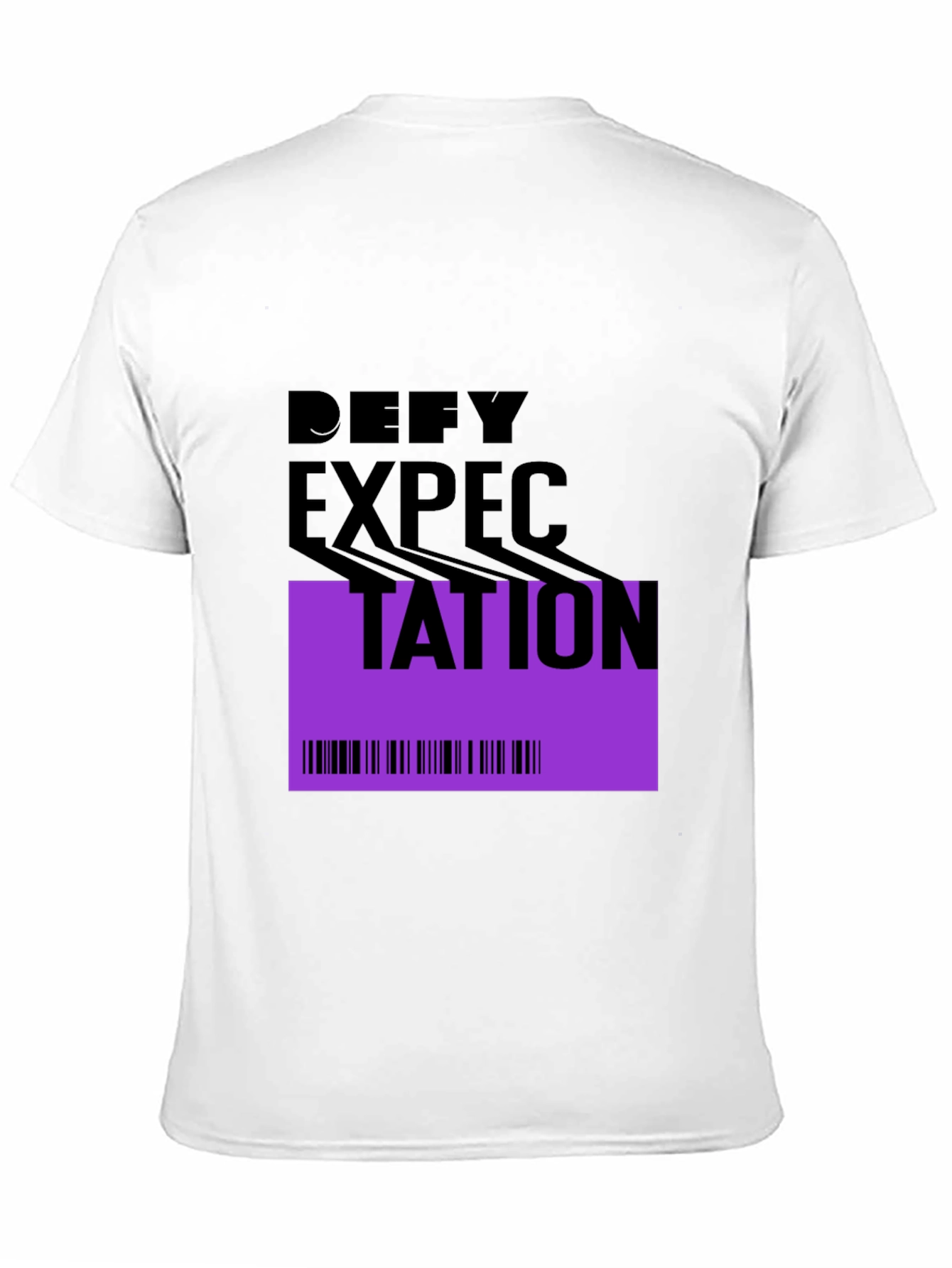 Defy Expectation Graphic Tee - Modern Black T-Shirt