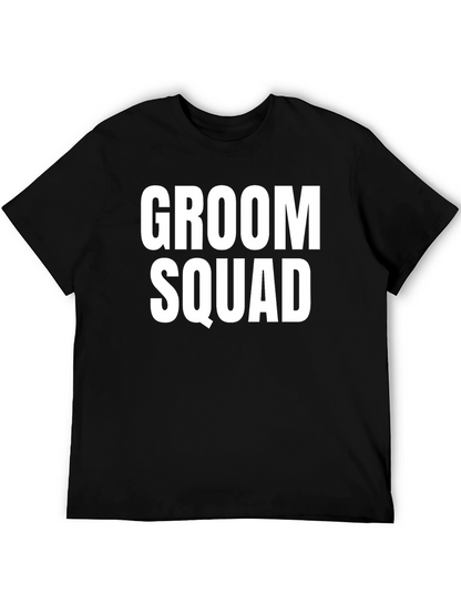 Groom Squad Graphic Tee - Black