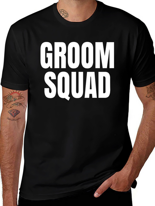 Groom Squad Graphic Tee - Black