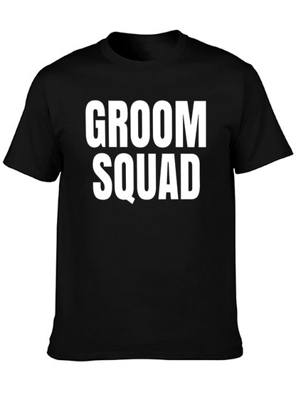 Groom Squad Graphic Tee - Black