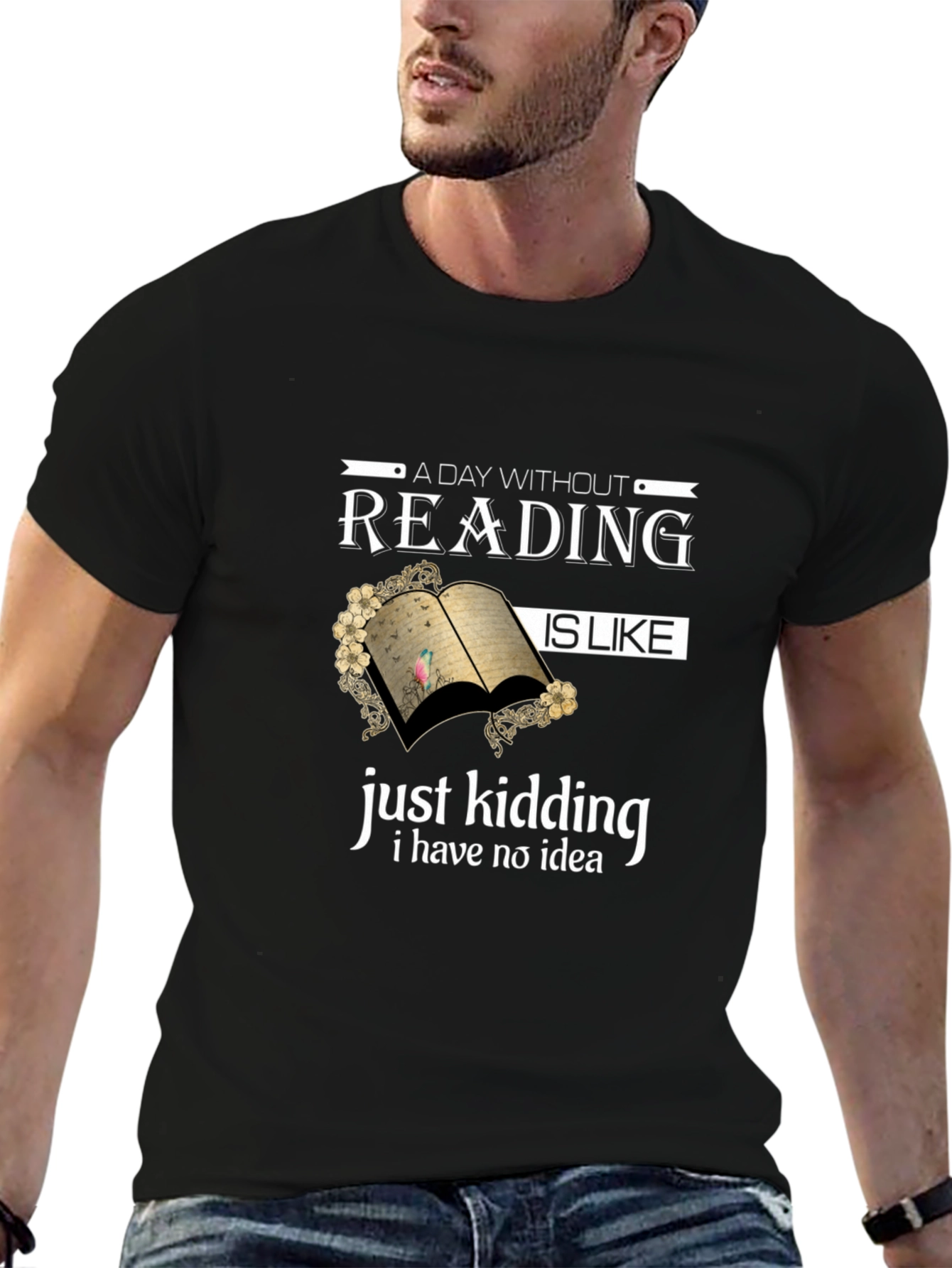 Funny Reading T-Shirt: A Day Without Reading